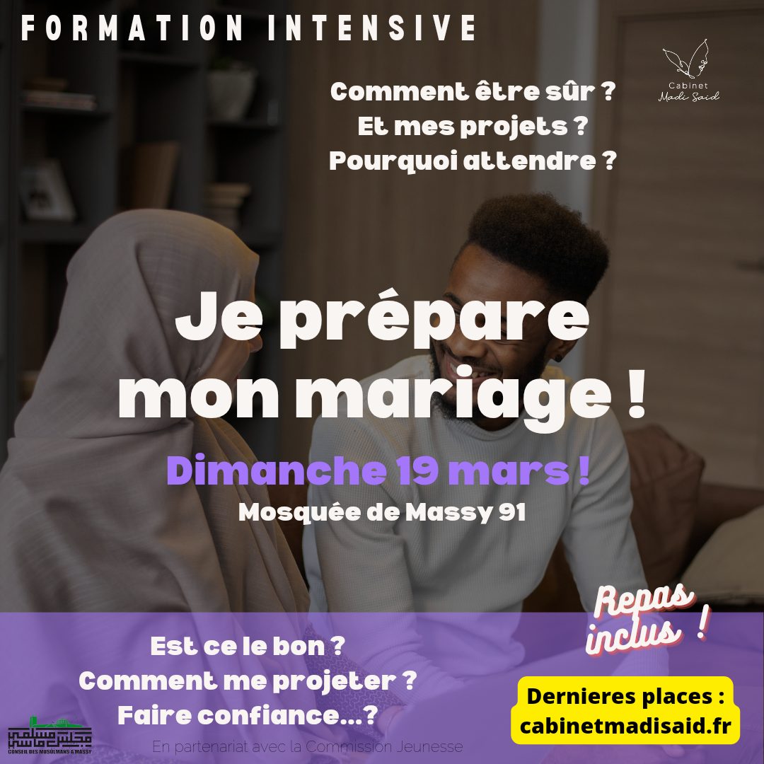 affiche évènement mariage musulman paris